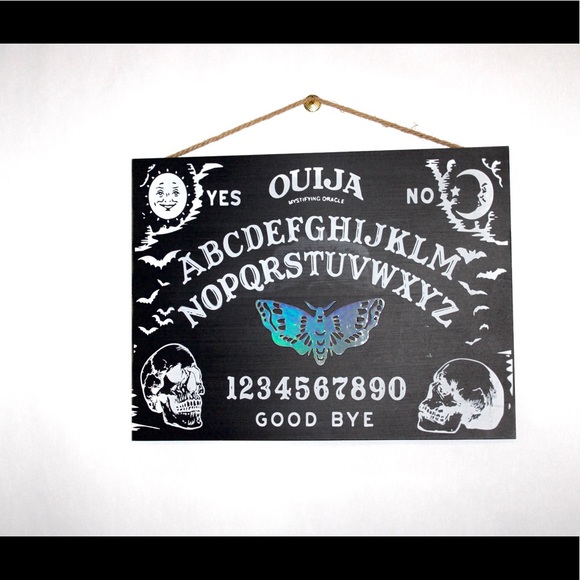 DECORATIVE WALL HANGING WOOD OUIJA BOARD NEW💀🎃 - Picture 10 of 16